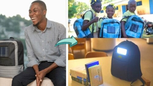 Jovem criou mochila solar para que crianças sem acesso à eletricidade possam estudar
