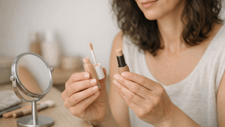 Corretor líquido ou em stick: como escolher segundo o acabamento que procura