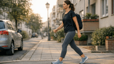 Caminhar antes ou depois do trabalho: o que ajuda mais a manter consistência