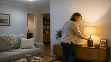 O que muda no teu ritmo quando trocas luz branca forte por luz mais morna ao fim do dia