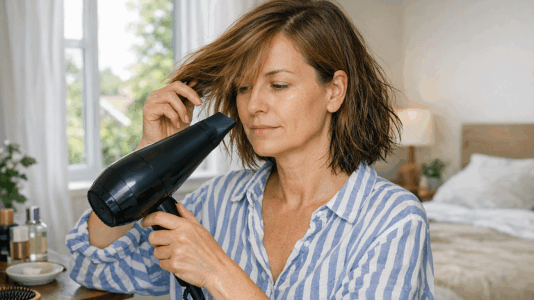 Secador ou secagem natural: o que poupa mais tempo sem deixar o cabelo imprevisível