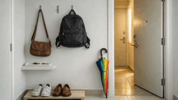 4 ajustes para a entrada da casa não virar depósito de bolsas e sapatos