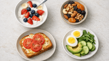 4 combinações simples para um lanche da tarde que segura melhor a fome sem pesar