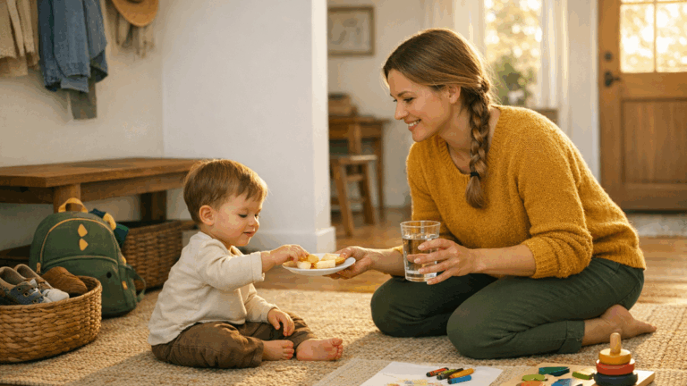 4 apoios simples para um fim de tarde menos confuso com criança pequena