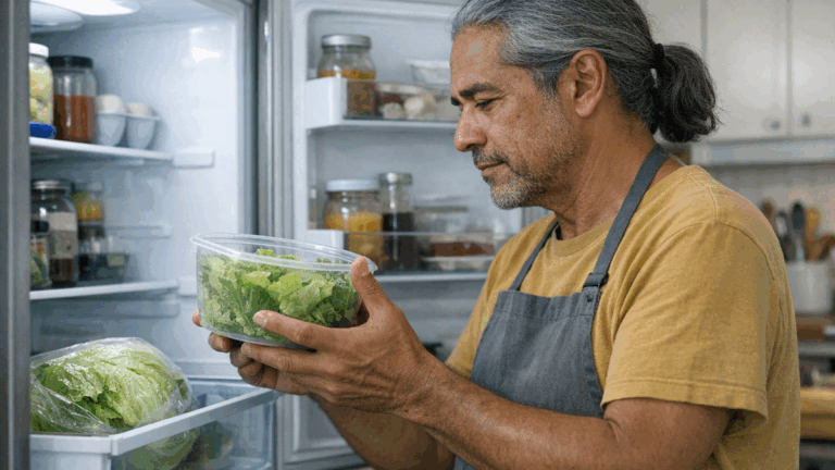 O erro de lavar toda a alface no primeiro dia e perder o ritmo das saladas no meio da semana