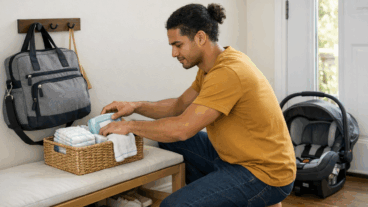 Como montar um ponto de saída perto da porta para parar de correr atrás das coisas do bebê