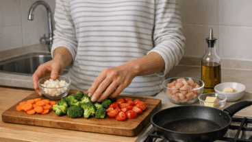 O erro de começar o jantar sem uma ordem mínima e acabar com louça e pressa ao mesmo tempo