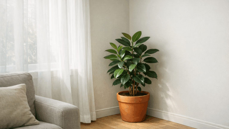 Sol da manhã, sombra clara ou meia-luz: como escolher o canto mais estável para uma planta dentro de casa