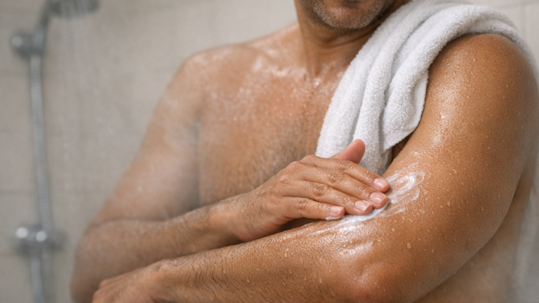 O erro de tomar banho muito quente para relaxar e sair da água com a pele repuxando