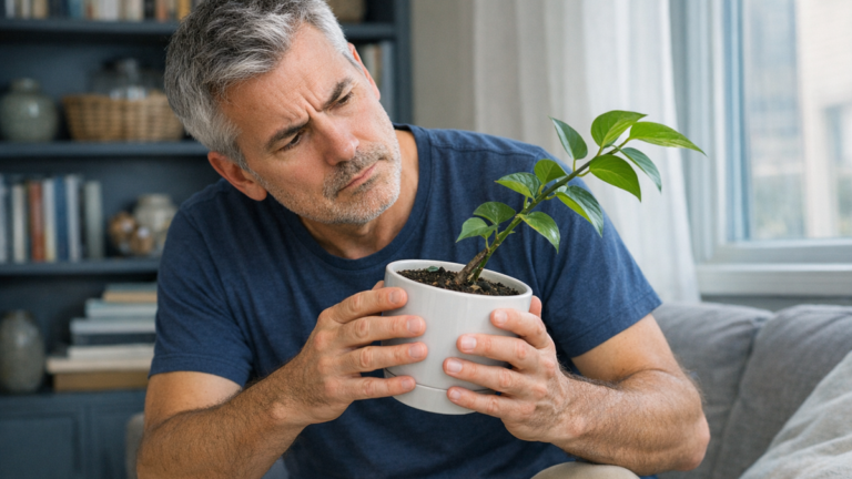 O erro de girar o vaso todo dia achando que isso ajuda a planta a crescer reta