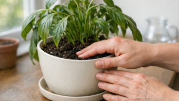 Como perceber que a planta está recebendo água demais antes de as folhas caírem