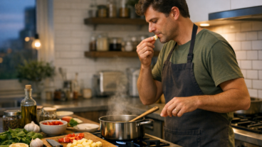 O erro de beliscar enquanto cozinha e chegar à refeição sem notar o quanto já comeu
