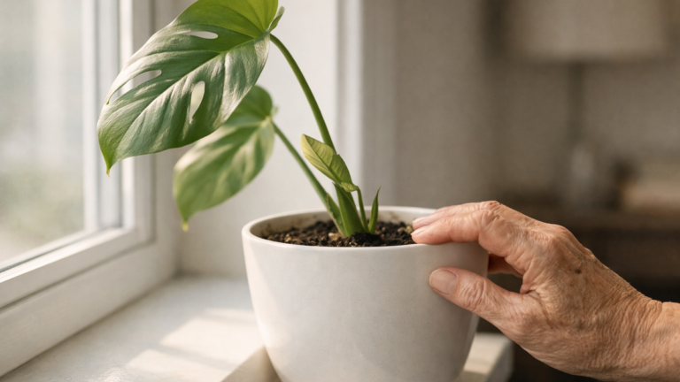 O erro de girar o vaso toda hora para buscar sol e impedir que a planta se estabilize