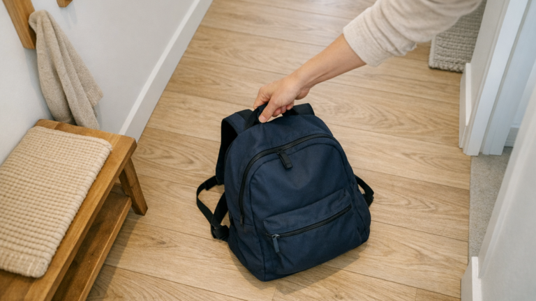 Por que a mochila largada no chão parece multiplicar a sensação de bagunça mais do que outros objetos maiores fora do lugar