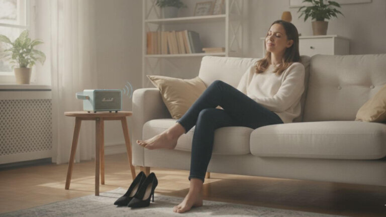 Chegar cansado em casa: música, volume e silêncio para uma transição mais suave