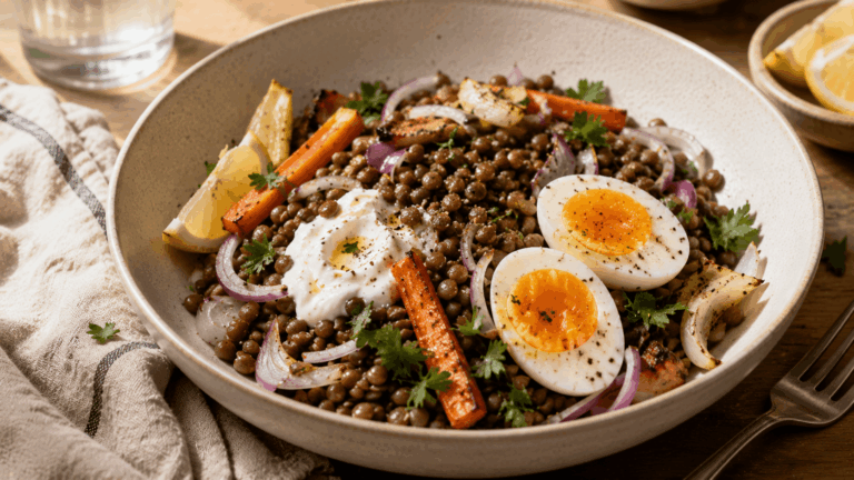 Lentilhas de lata em salada morna: como dar sabor a elas sem que pareçam uma refeição de emergência