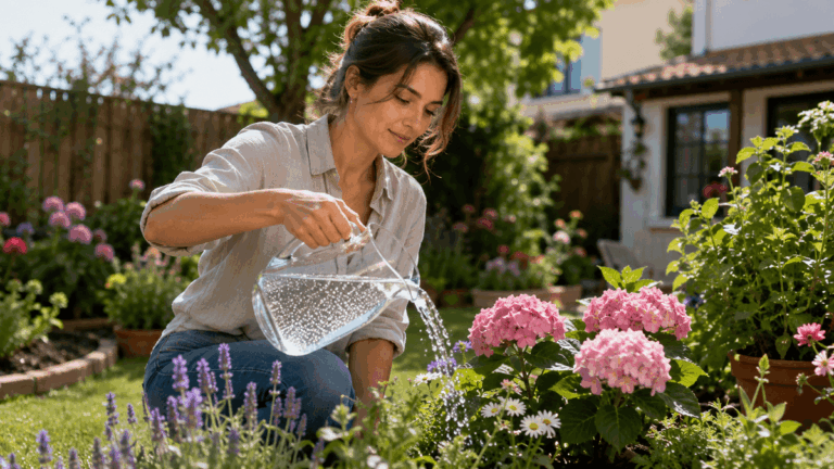 Regar suas plantas com água com gás: o truque caseiro para que fiquem mais verdes