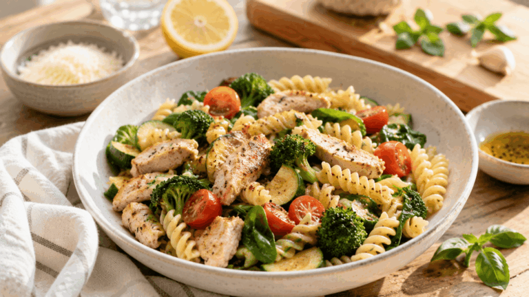 Macarrão com vegetais e proteína: ideias rápidas para que não seja apenas um prato de molho