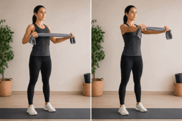 5 exercícios para tonificar os braços e as costas em casa usando apenas uma toalha