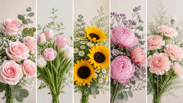 Flores que combinam bem em um buquê: guia prático para montar um arranjo bonito