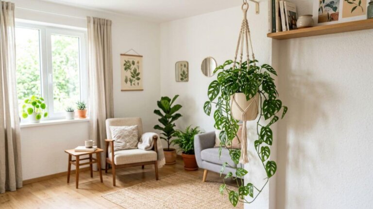 6 cuidados para conseguir um caimento exuberante da sua Monstera adansonii pendente
