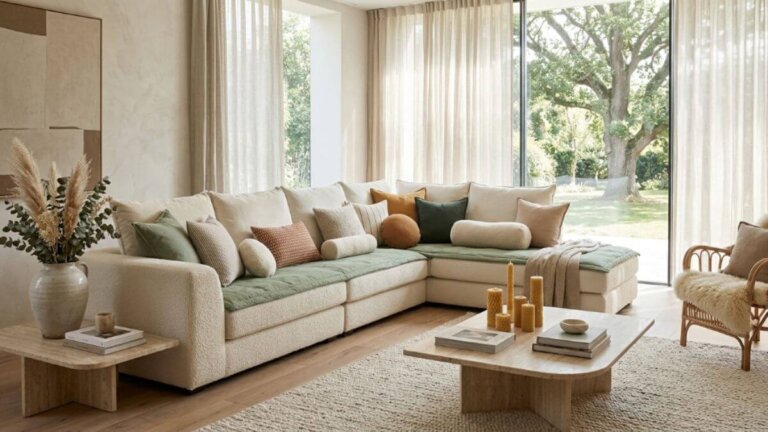 4 maneiras de adotar a tendência das almofadas para cuidar do sofá e renovar a sala de estar