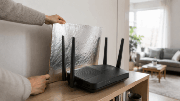 Sinal fraco de Wi-Fi em um cômodo: quando o alumínio atrás do roteador ajuda e quando piora a situação