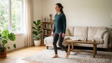 Caminhada super lenta de tai chi para fortalecer o corpo em casa