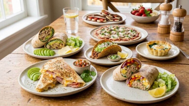 Refeições rápidas com tortilhas de trigo: 7 receitas que salvam o seu dia em poucos minutos