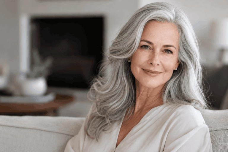 Mechas sutilmente mais escuras que devolvem o volume visual e o dinamismo ao seu cabelo.