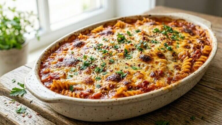 Pasta gratinada