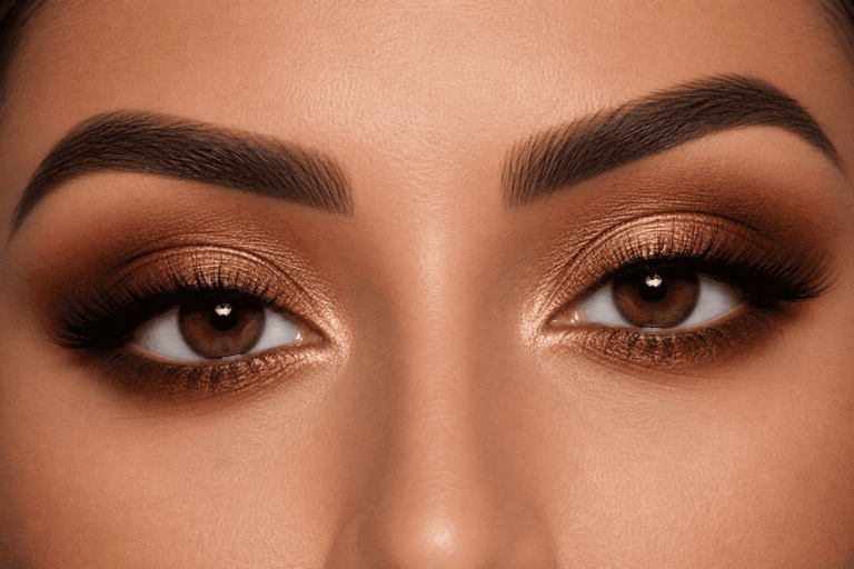 Ideais para realçar os tons acobreados naturais dos olhos