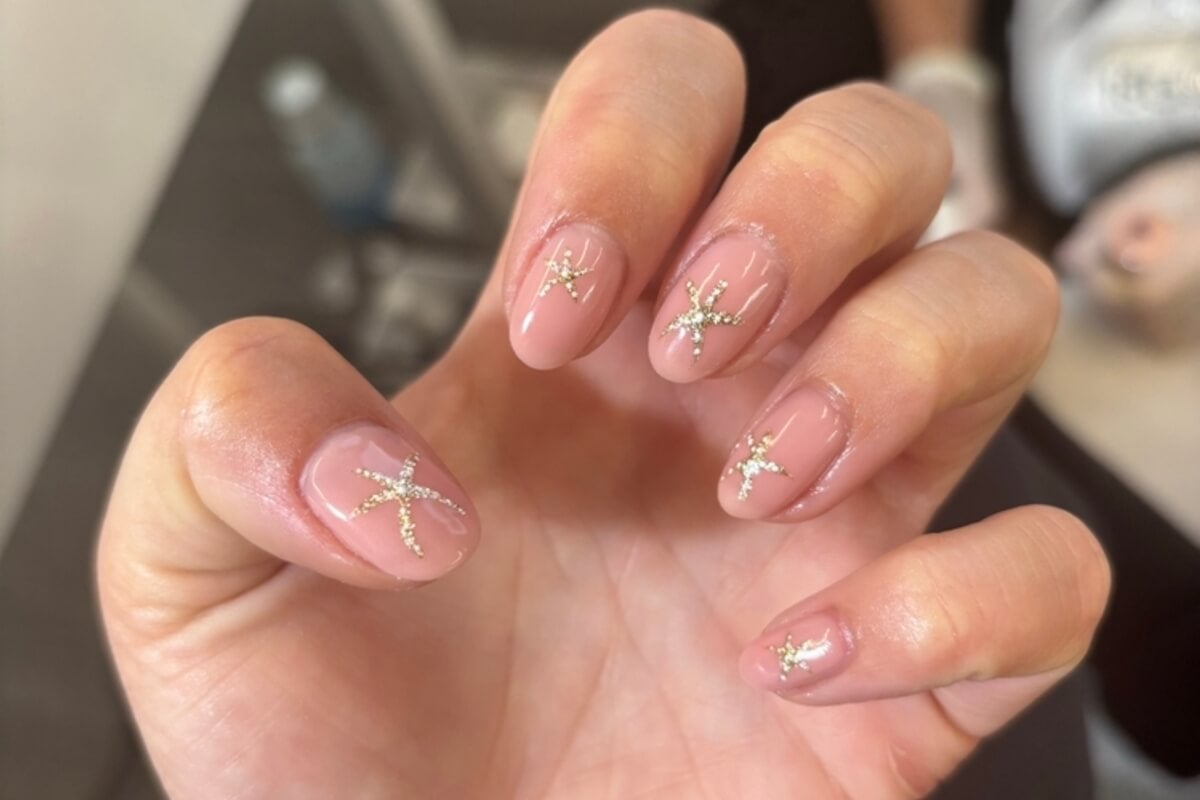 Manicura de estrellas de mar