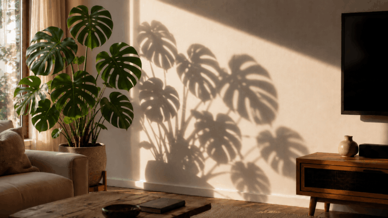 Sombras das plantas em casa: como usá-las para criar um ambiente mais sereno