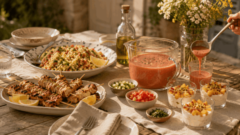 3 receitas para um jantar de verão com amigos sem passar a noite inteira na cozinha