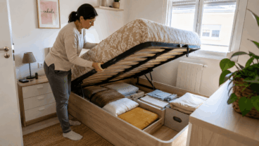 Quarto pequeno: como aproveitar um colchão com gavetas para ganhar espaço