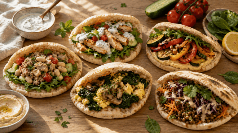 5 recheios para pão pita para resolver seus jantares de segunda a sexta-feira