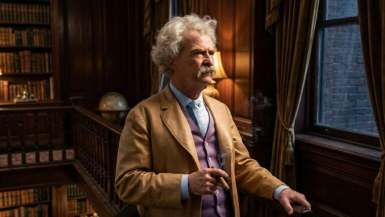 Mark Twain: “Um homem não pode se sentir à vontade sem a própria aprovação”