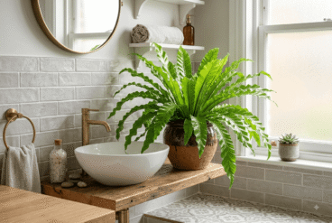 Planta “ninho de pássaro”: 6 dicas para que ela cresça saudável no banheiro