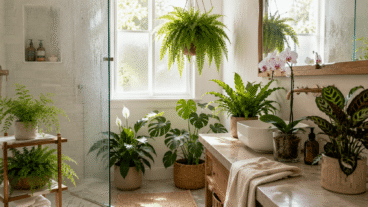 7 plantas que aproveitam a umidade do banheiro para crescer melhor