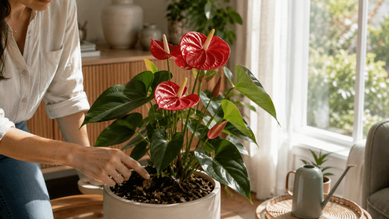 6 dicas para que sua flor de flamingo mantenha sua cor vermelha vibrante por mais tempo