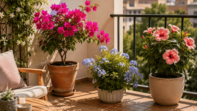 Os 9 arbustos floridos mais resistentes para dar um toque de cor ao seu terraço