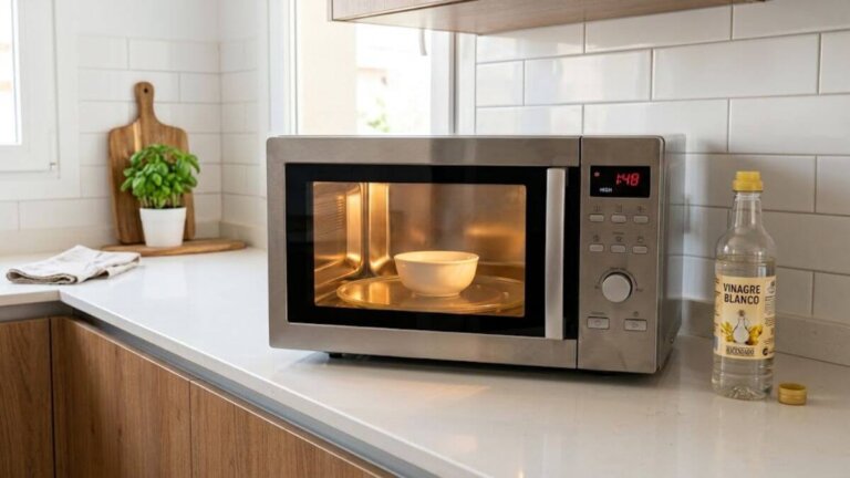 Dica com vinagre no micro-ondas para remover restos de comida e odores desagradáveis