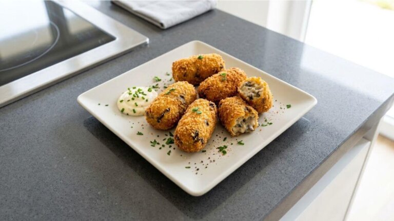 6 dicas para fazer os melhores croquetes de cogumelos: cremosos por dentro e crocantes por fora