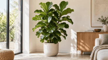 Ficus lyrata com folhas caídas ou marrons: 7 mudanças simples para deixá-lo ereto e verde