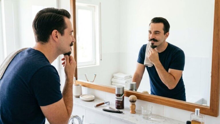 Como aparar a barba se você tiver áreas com menor densidade e falhas