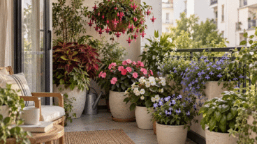 7 flores que crescem com pouca luz e enchem de cor uma varanda voltada para o norte