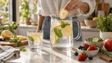 6 ideias para dar sabor à água sem transformá-la em uma bebida cheia de açúcar