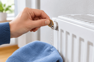 O truque da moeda para purgar os radiadores antes de ligar o aquecimento
