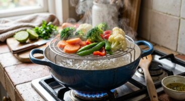 Como cozinhar no vapor sem que os legumes fiquem moles ou sem sabor